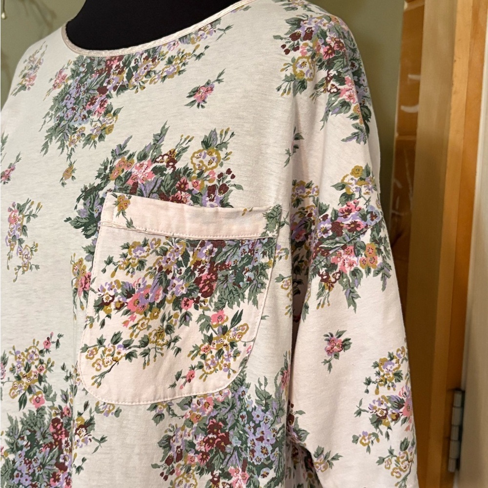 Victoria’s Secret Floral Print Oversized Night Gown size M Gold Tag - Picture 2 of 12